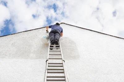 Peinture extérieure au Lesme — façades et ravalement